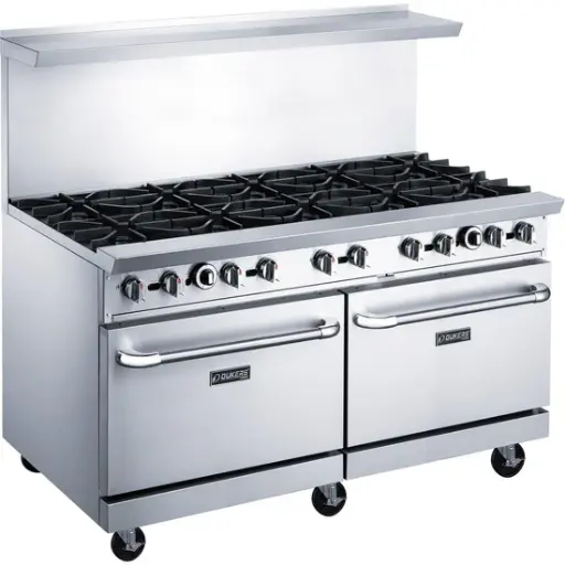 [DCR60-10B] 60" Gas Range with Ten (10) Open Burners