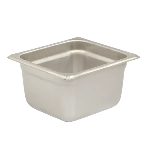 [98164] Browne Foodservice One-Fourth Size Steam Pan 