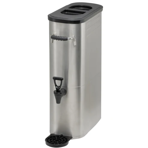 [SSBD-3] Slim Iced Tea Dispenser, Stainless Steel - 3 Gallon