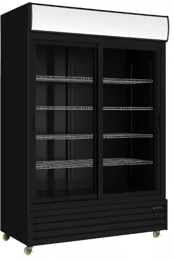 2 Glass Doors Merchandiser - Freezer -