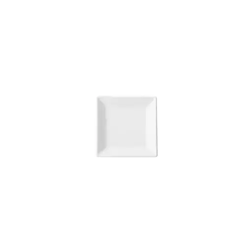 [RPS-3-SV1] Royalsquare Square Plate, White Porcelain, 12 Pieces/Case / 3"