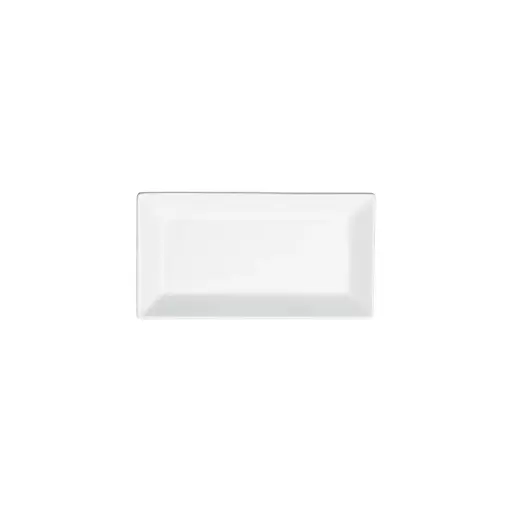 [RPR-14-SV1] Royalsquare Rectangular Platter,  White Porcelain, 24 Pieces/Case / 14-1/2"