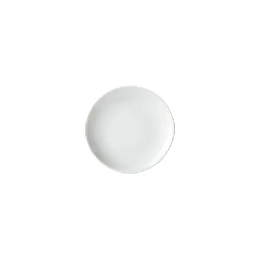  Brechia Coupe Plate, White Porcelain, 6 Pieces/Case / 6"