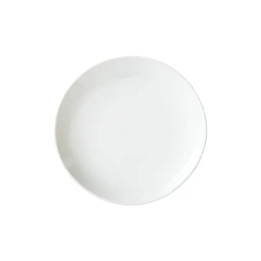  Brechia Coupe Plate, White Porcelain, 6 Pieces/Case / 10"