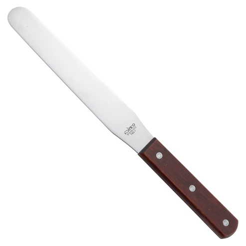 [TNS-7] Bakery Spatula, Wooden Handle - 7-7/8" x 1-1/4"