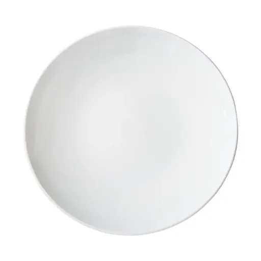  Brechia Coupe Plate, White Porcelain, 6 Pieces/Case / 14"