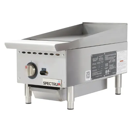 [NGGD-12M-SV1] Spectrum Gas Griddle,  Wide, Natural / LP / 12"