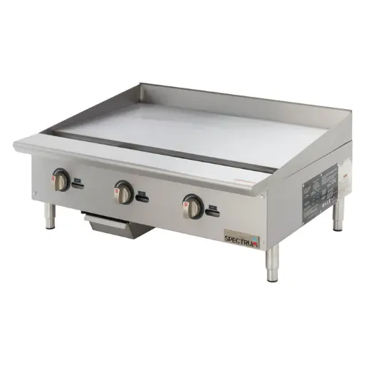 [NGGD-36M-SV1] Spectrum Gas Griddle,  Wide, Natural / LP / 36"