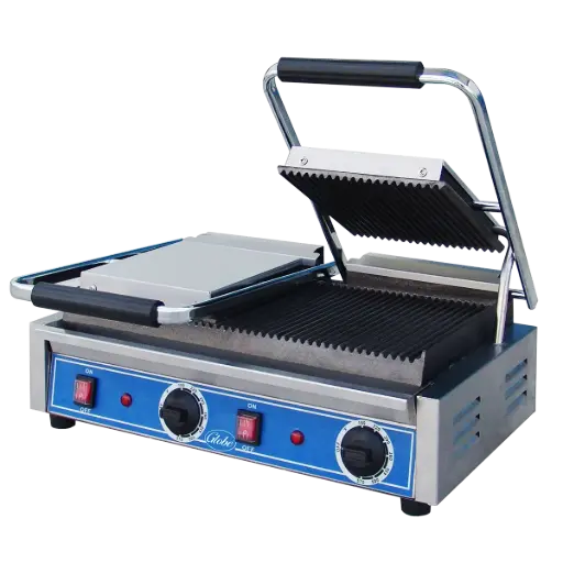 [GPGDUE10] Double Panini Grill - Globe 