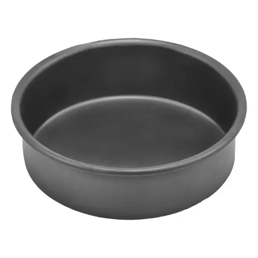 [HAC-062-SV1] Round Cake Pan, Anodized Aluminum / 6"