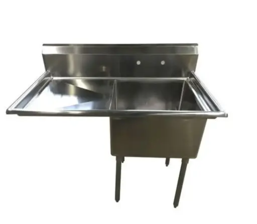 [LJ1818-1L-SV1] L&J LJ1818-1L 39" 1 Compartment Sink / Left Drainboard