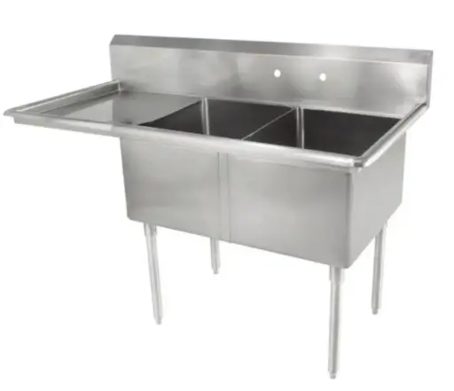 [SPLIT-2300-2633] Two-Compartment Sink L&J / LJ1014-2 / 1L