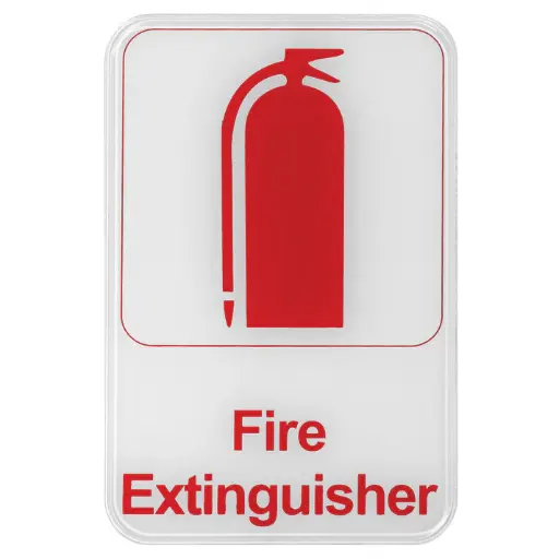 [SGN-682W-SV1] Information Signs 6"x 9" / Fire Extinguisher