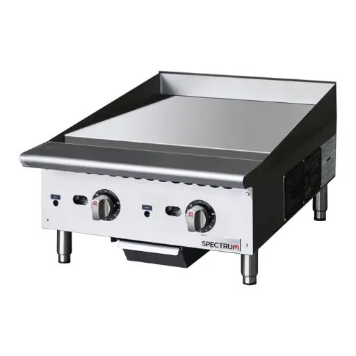 [NGGD-24T-SV1] Spectrum Natural Gas Griddle with Thermostatic Controls / 24"