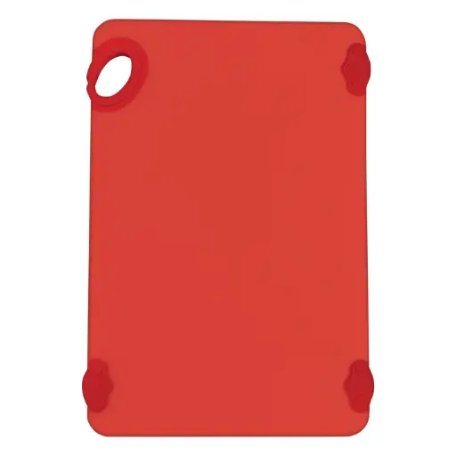 [CBK-1218RD-SV1] STATIK BOARD Cutting Boards, Colored - 12 x 18 / Red
