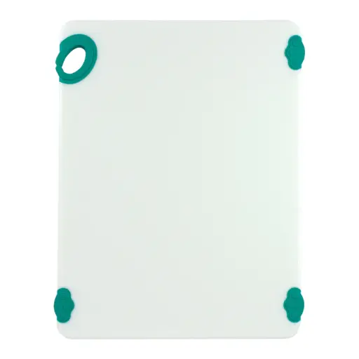 [CBN-1520GR-SV1] STATIK BOARD Cutting Boards, Colored - 15 x 20, / White/Green