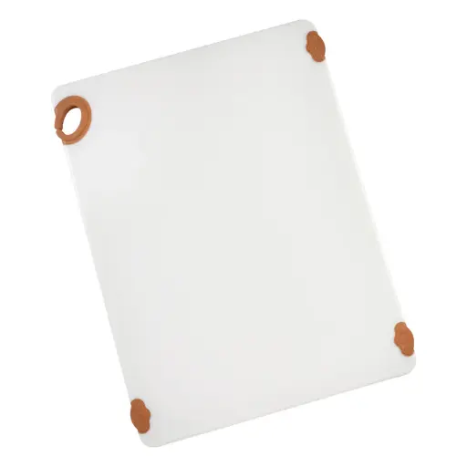 [CBN-1824BN-SV1] STATIK BOARD Cutting Boards, Colored - 18 x 24 / White/Brown