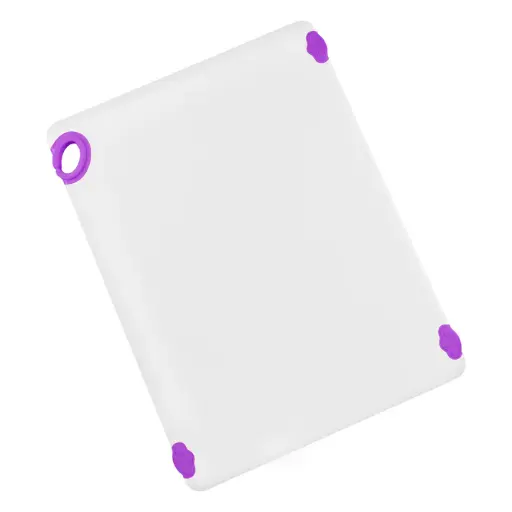 [CBN-1824PP-SV1] STATIK BOARD Cutting Boards, Colored - 18 x 24 / White/Purple