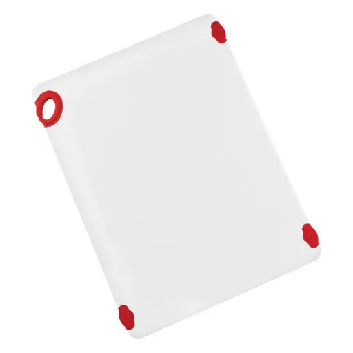 [CBN-1824RD-SV1] STATIK BOARD Cutting Boards, Colored - 18 x 24 / White/Red