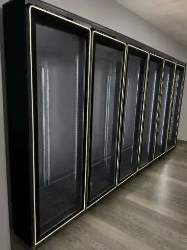 [RB-3850A-SV1] Frameless Glass Door Merchandiser Remote  / 6