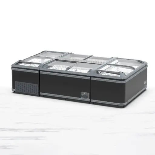 [HN25A-L-SV1] Sliding Doors Classic Island Freezer / 8ft