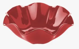 [564-R-SV1] TERMOSTAR 3NO FLOWER BOWL / Red