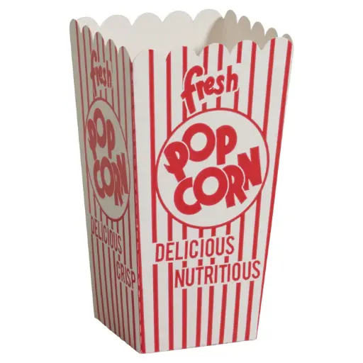 [41044CS-SV1] BenchmarkUSA Popcorn Scoop Boxes 500 pieces/case / 0.75 Oz