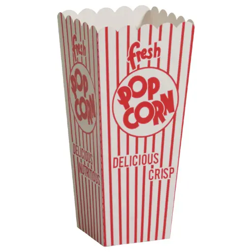[41047CS-SV1] BenchmarkUSA Popcorn Scoop Boxes 500 pieces/case / 1.25 Oz