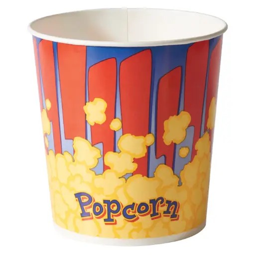 [41470CS-SV1] BenchmarkUSA Popcorn Tubs - QTY 500 boxes/case / 170