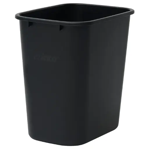[PWR-28K-SV1] Waste Baskets - 28 Quart / black