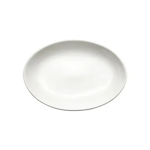 [SPO-155-SV1] Specialty Oval Platter, White Porcelain, 12 Pieces/Case / 15-1/2"L