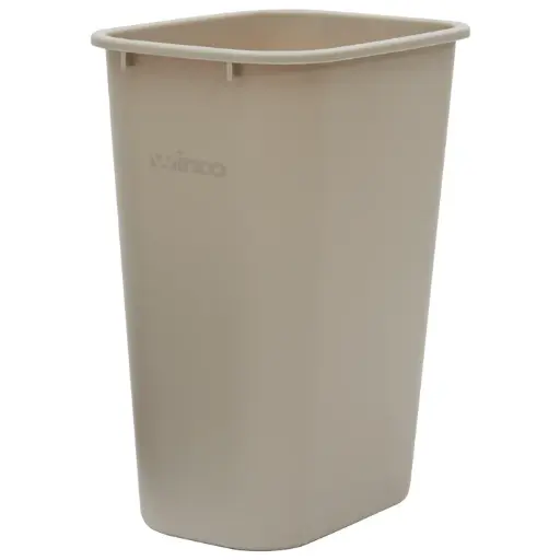 [PWR-41BE-SV1] Waste Baskets - 41 Quart / Beige