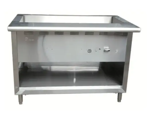 [CWS-96-SV1] L&J Stainless Steel Gas Steam Table / CWS-96