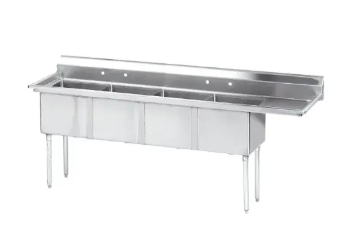 [LJ2424-4R-SV1] Four-Compartment Sink L&J / LJ2424-4R