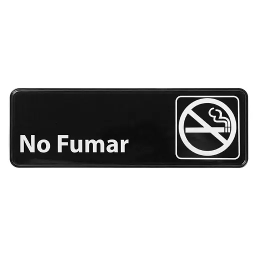 [SGN-364-SV1] Information Signs 3"x 9" / Spanish No Smoking