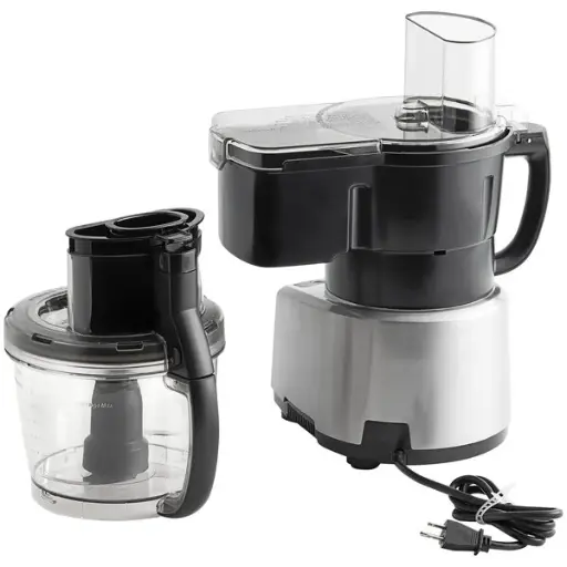 [WFP16SC] Waring  Combination Food Processor with 4 Qt. Clear Bowl, Continuous Feed Attachment, and 3 Discs - 2 hp