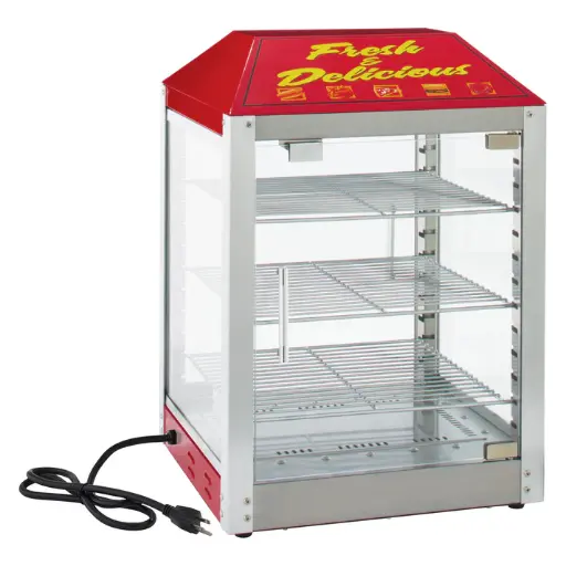 [51040] BenchmarkUSA 2 Door Pizza Warmer / Merchandiser - 12"