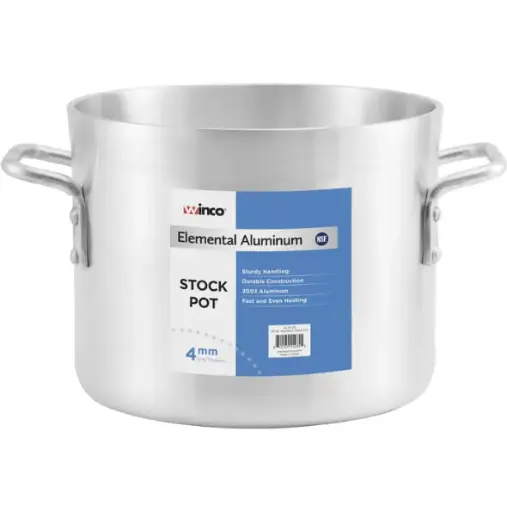 [ALST-32] ALST-32 - Elemental 4mm Aluminum Stock Pot - 32 Quart 